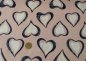 Preview: Love Heart Hilco Sweatstoff in rosé mit übergroßen Herzen